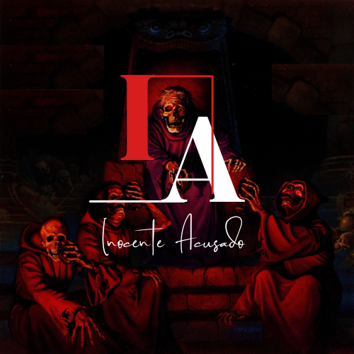 Logotipo Iniciales Profesional Negro Rojo